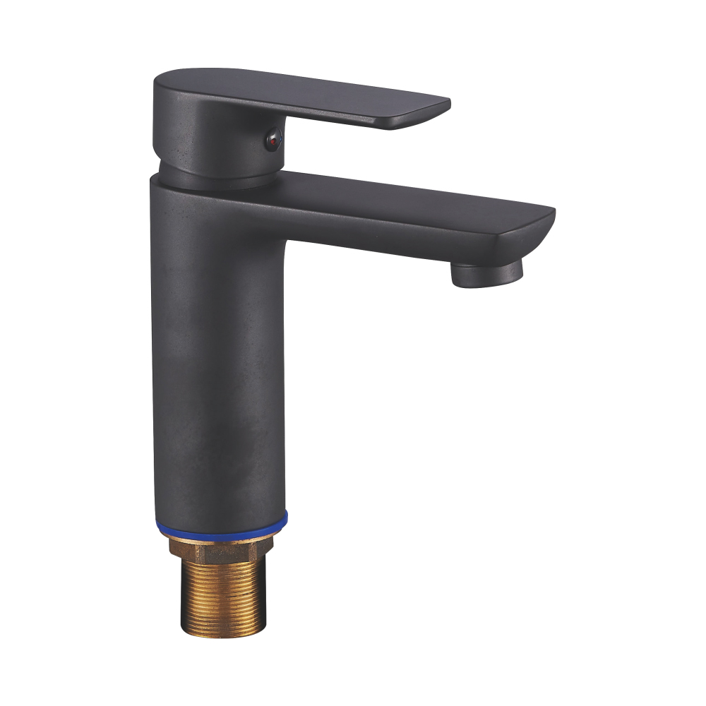 Keran besen lubang tunggal hitam