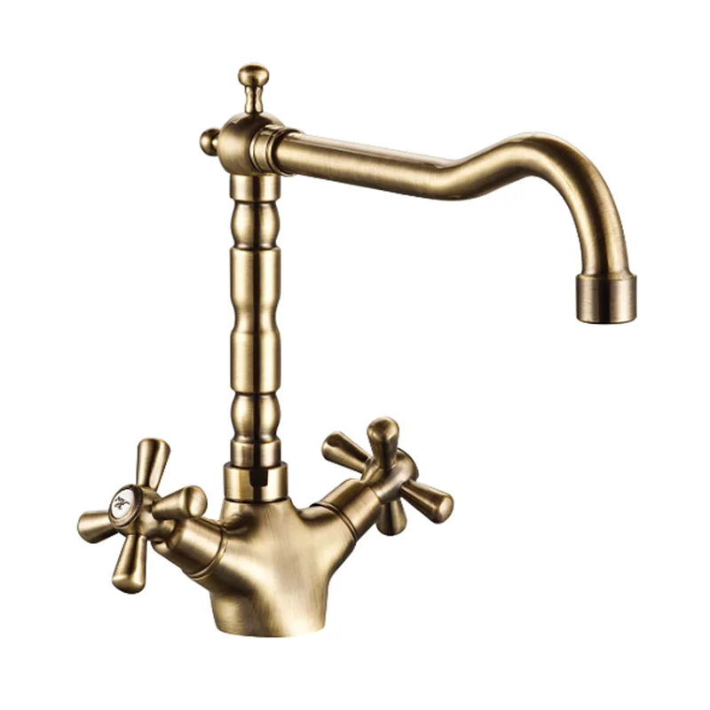 Nikel bersalut Long Neck Kitchen Faucet