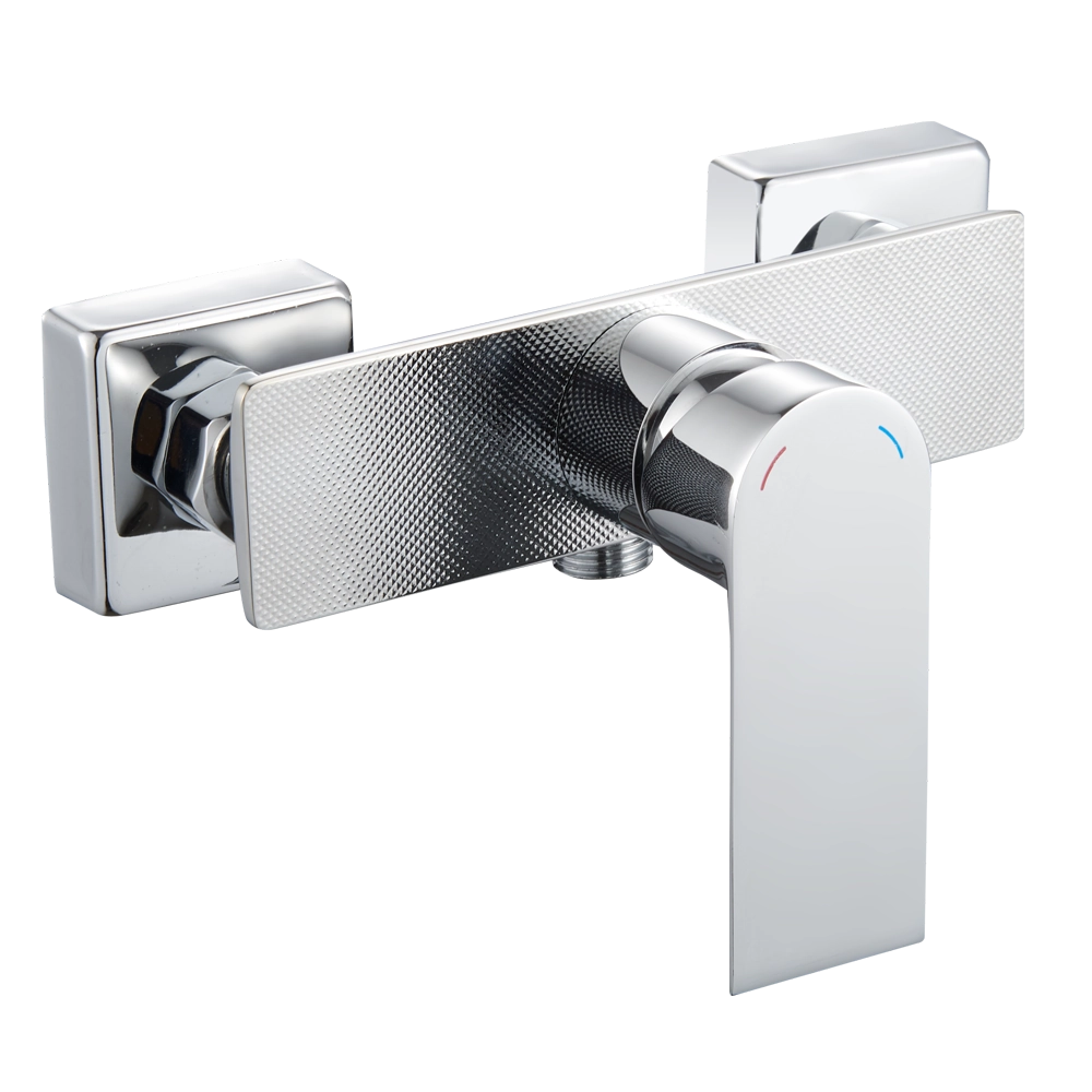 Keran pancuran mandian dwi-kawalan yang dipasang di dinding